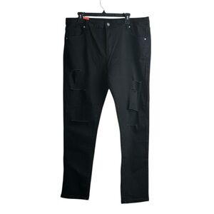 NWT Galmint Black Distressed Skinny Jeans Size 18